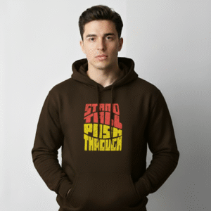 MILITARYMAN Built Signature Hoodie- (STAND TALL PUSH THROUGH)