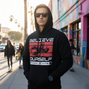 MILITARYMAN Built Signature Hoodie- (BELIEVE IN YOURSELF)